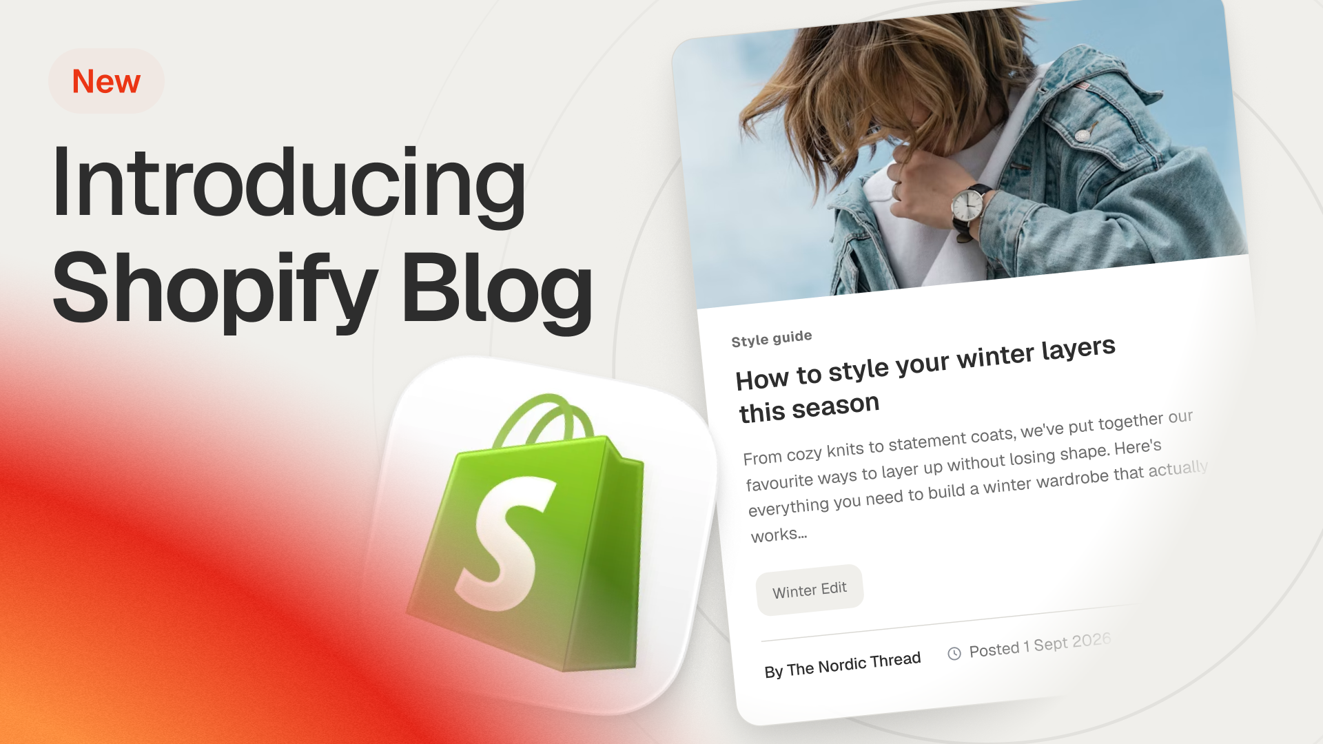 Shopify Blog integration in Zernio