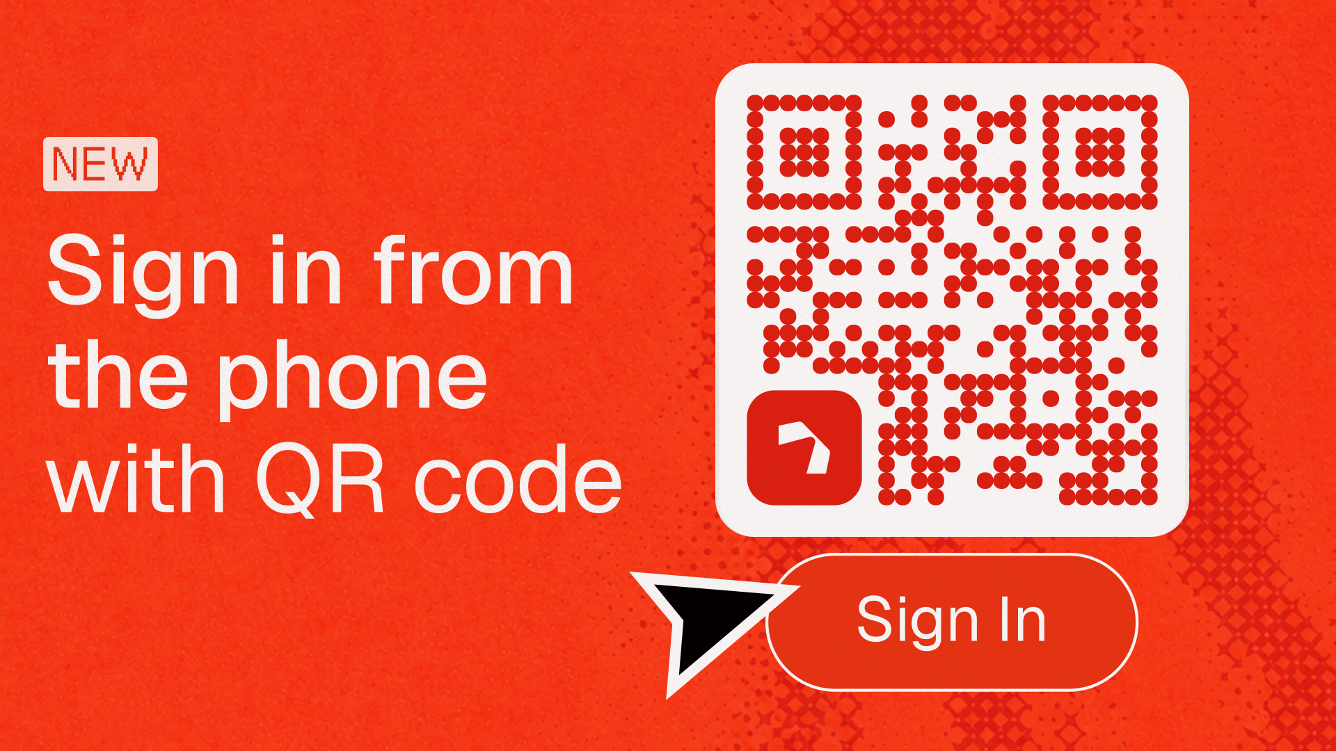 Connect accounts with a QR code
