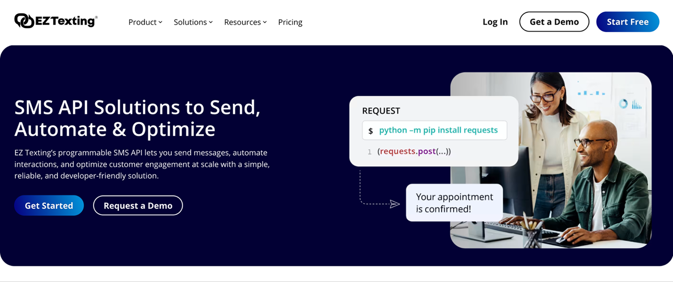 EZ Texting SMS marketing platform