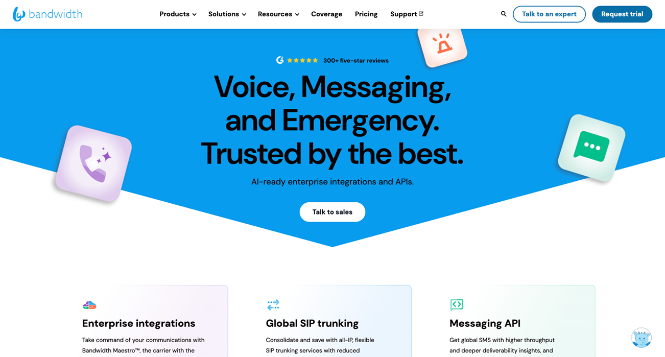 Bandwidth CPaaS platform