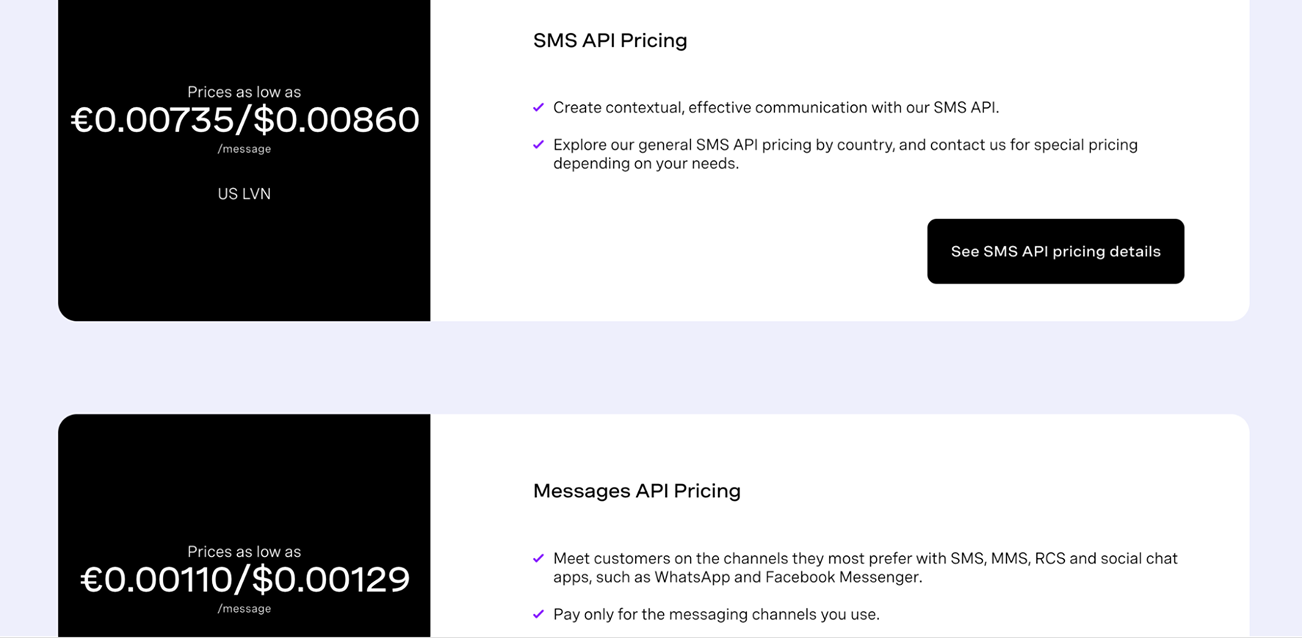 Vonage pricing
