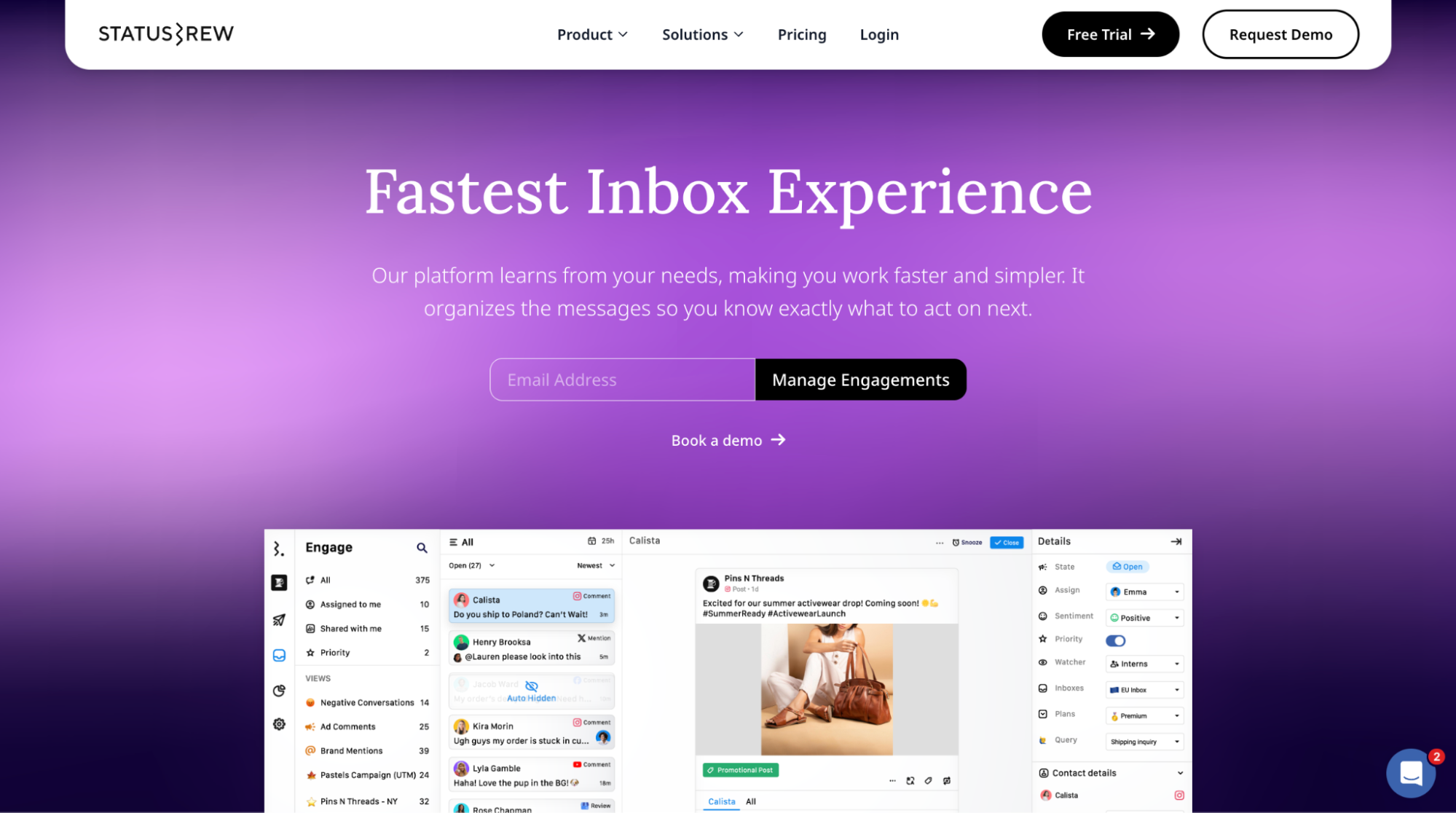 Statusbrew as a Manychat alternative for community moderation and inbox management