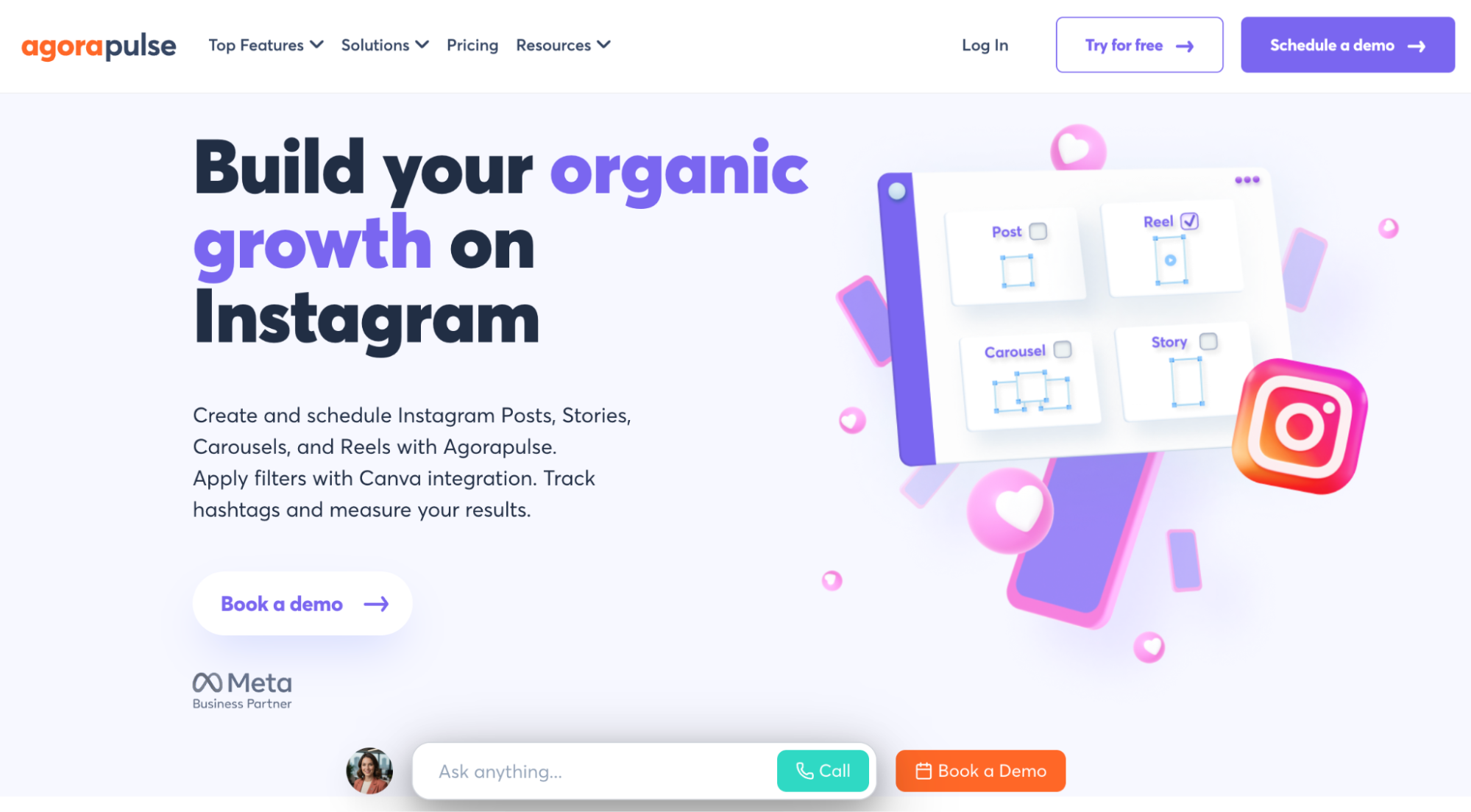 Agorapulse for instagram