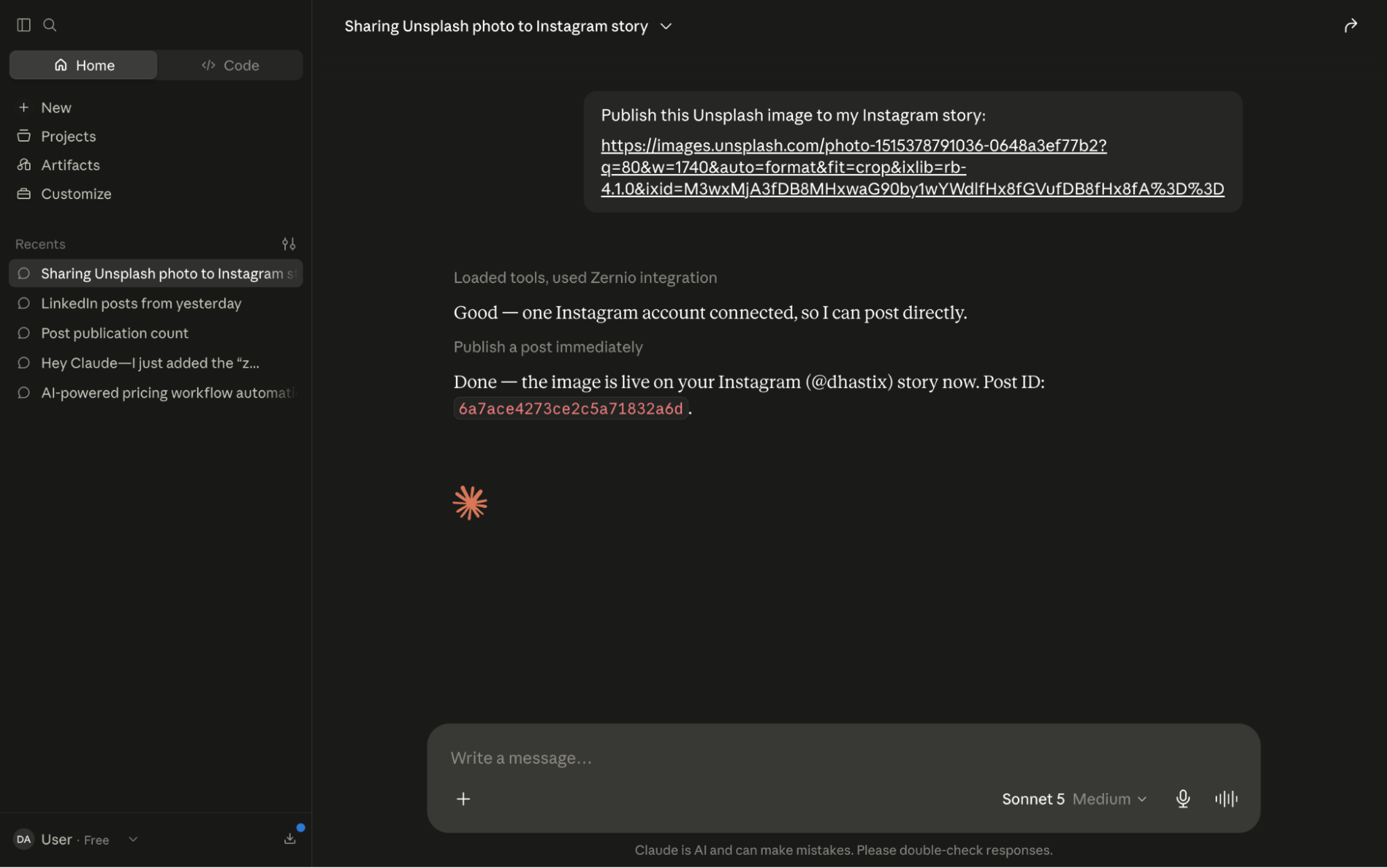 publish instagram story with mcp