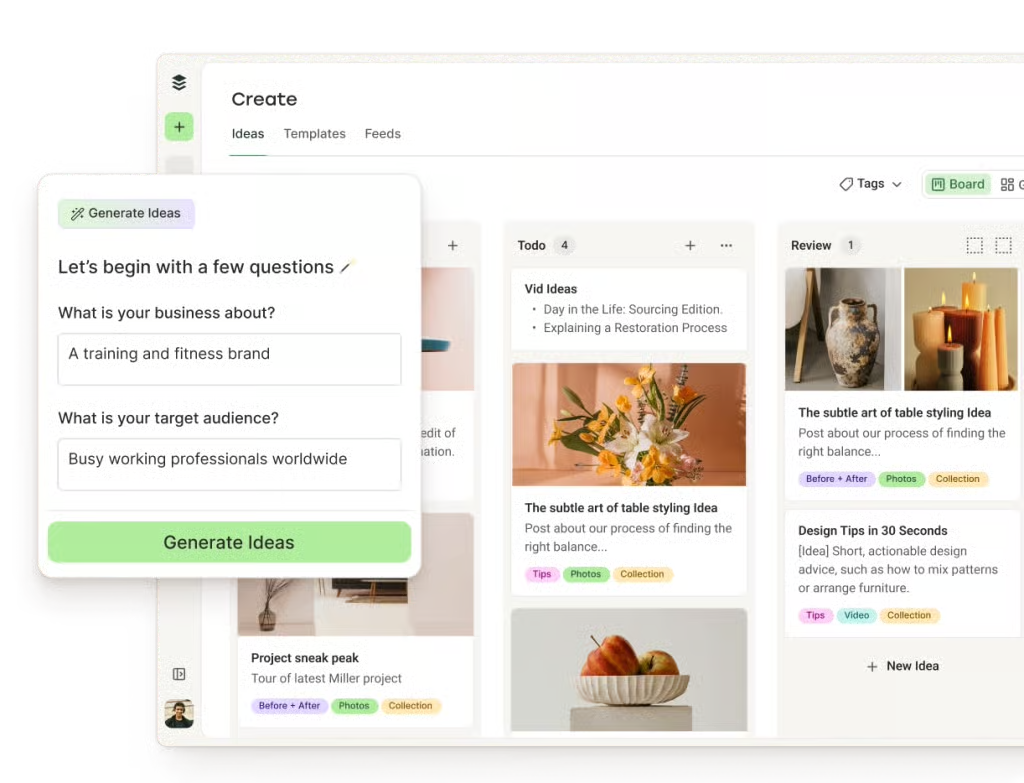 Buffer social media management platform
