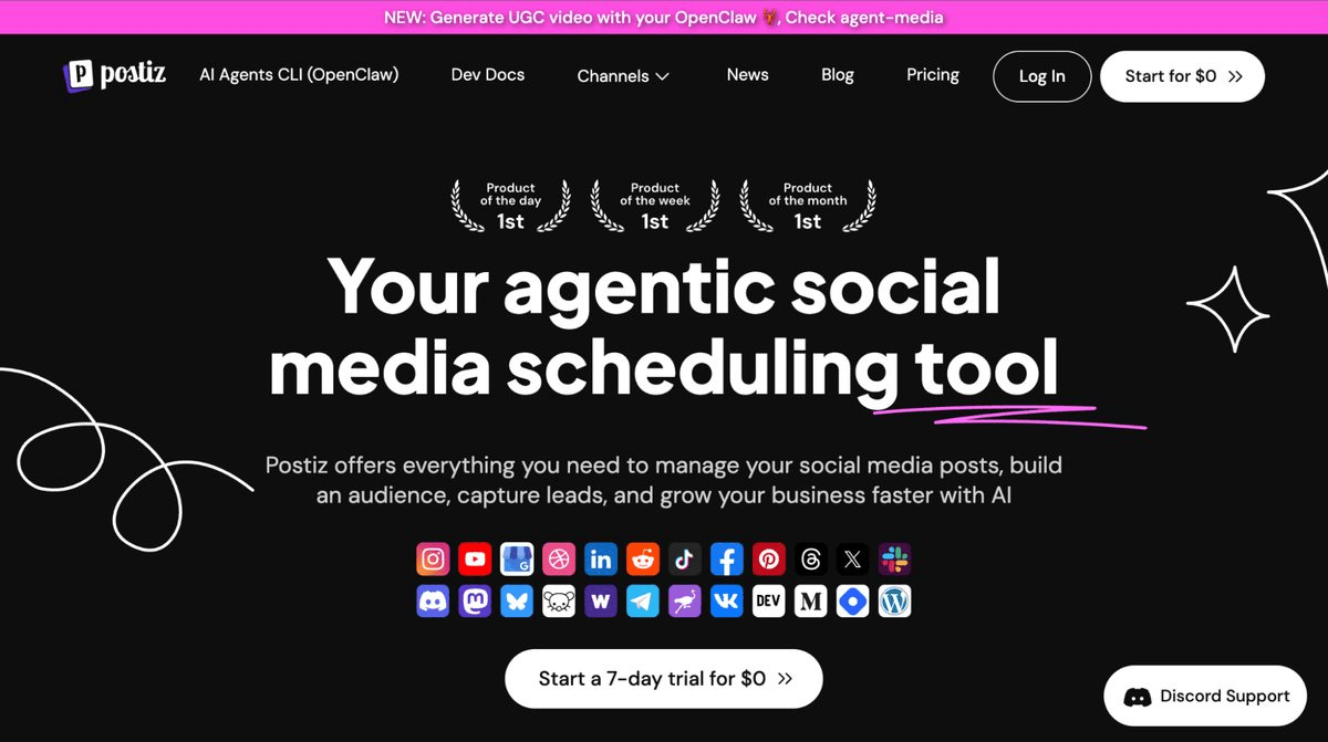 postiz is a Sprout Social alternative