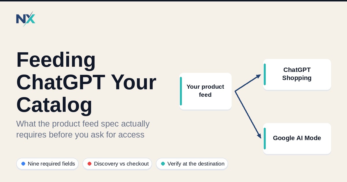 Feeding ChatGPT Your Catalog: What the Feed Spec Actually Requires